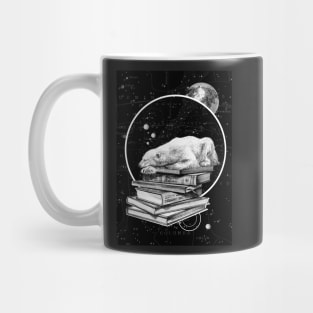 Polar bear collage |  space Digital art Mug